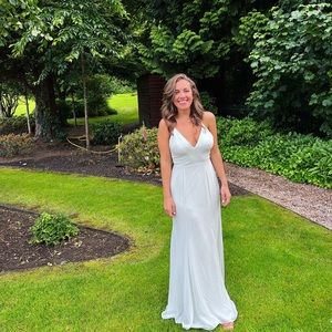Bella bridesmaid dress, wtoo by waters, color - sage